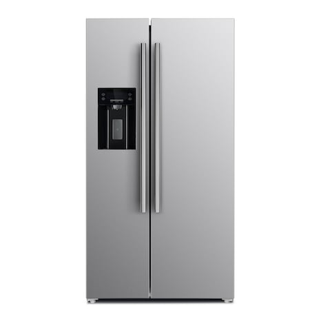 Forno Salerno 36In. Side-by-Side Stainless Steel Refrigerator Ice Maker FFRBI1844-36SB